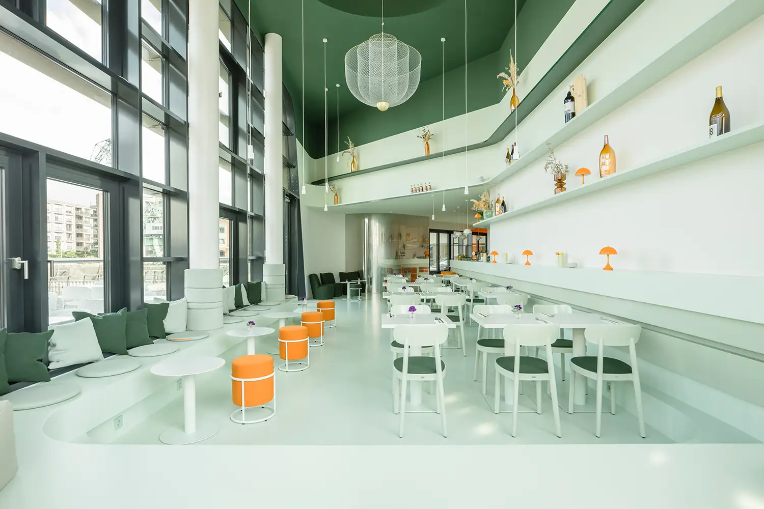 JUNG Goldmarie Mainz bistro spalvos interjero dizainas 1