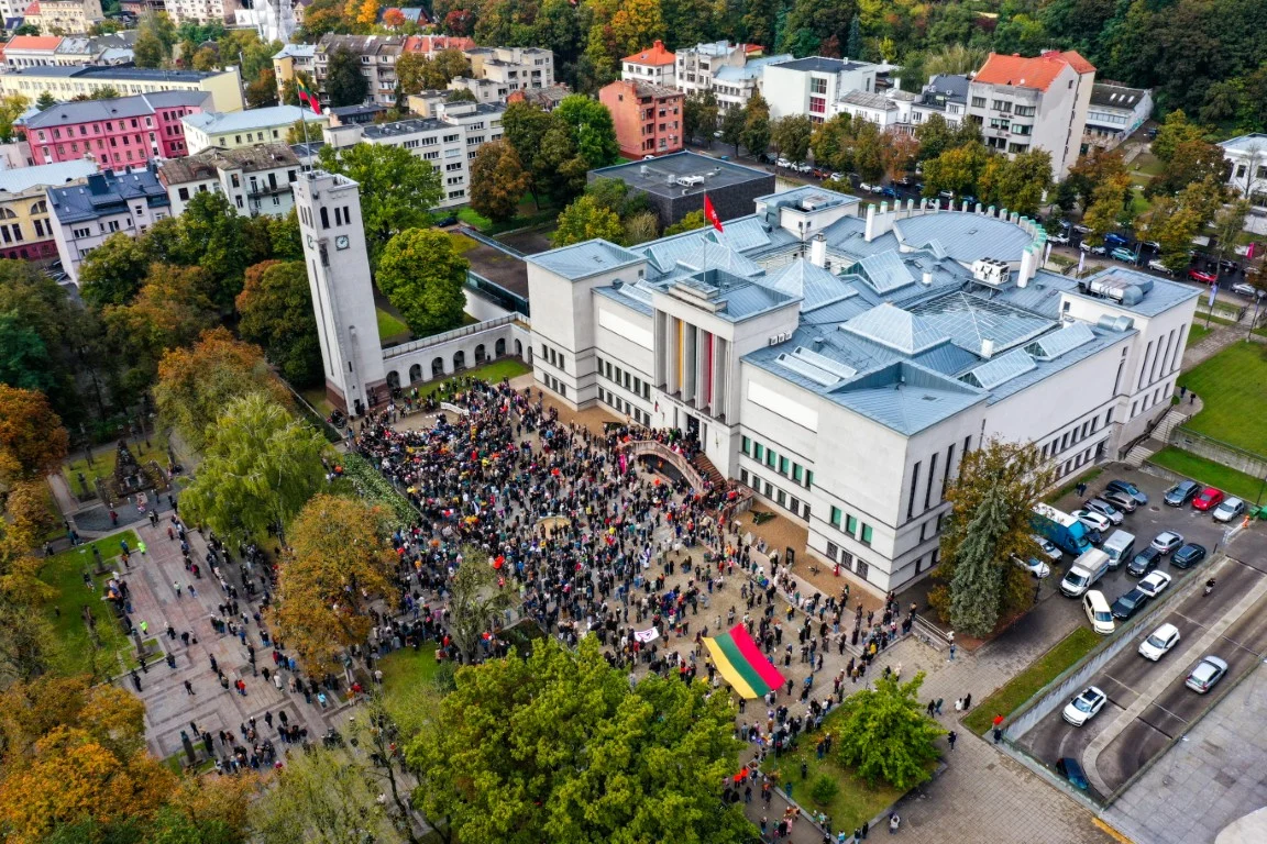 Kultūros protestas Kaune.