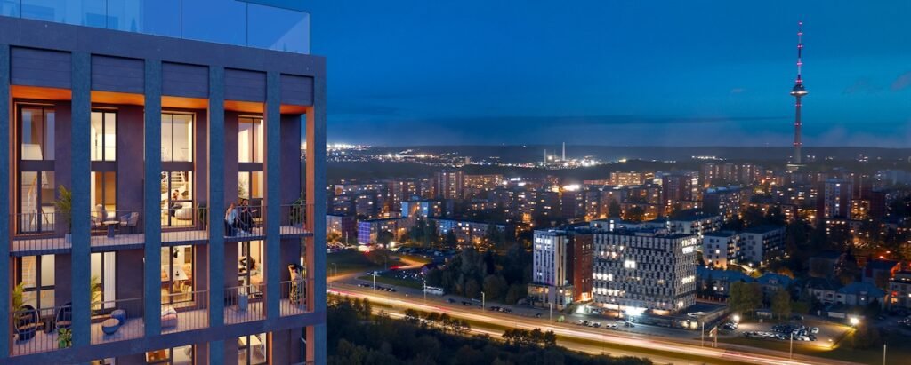 Vilniaus rinkoje – dar 114 naujos statybos būstų „Newton“ 3 Newton Kaita group naujos statybos butai