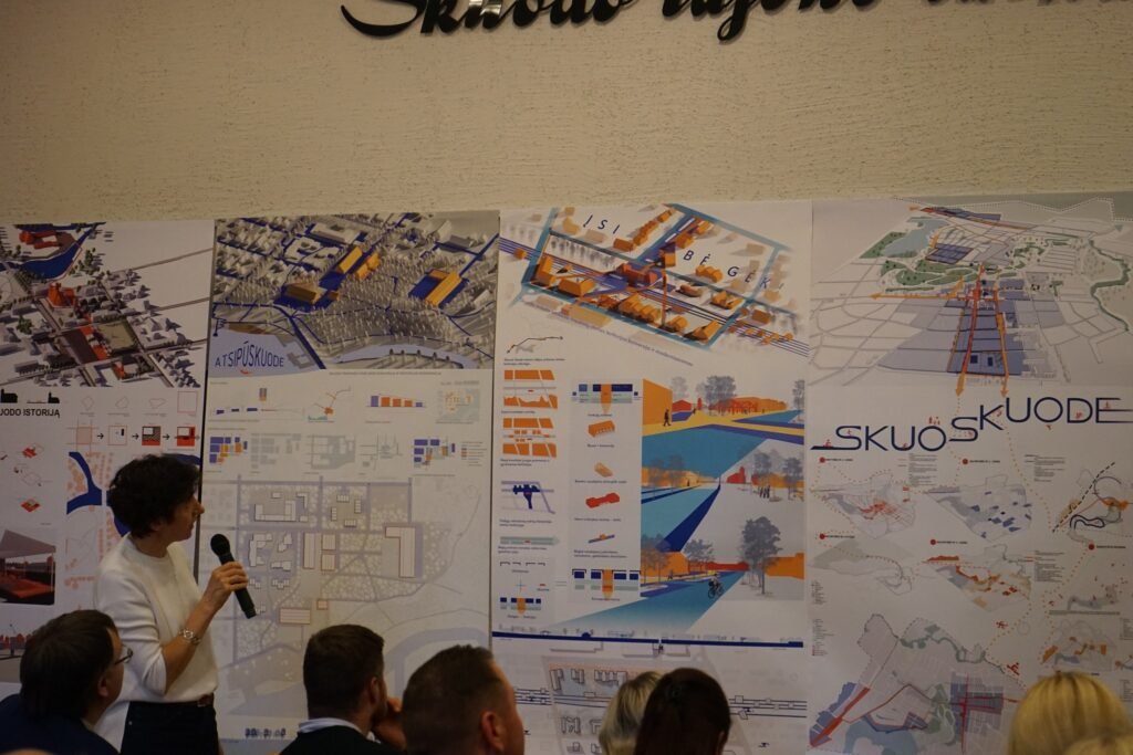 Mažųjų Lietuvos miestų ateitis: ar galime tikėtis jų atgimimo? 4 VILNIUS TECH Urbanistikos katedros studentu paroda Skuode. Skuodo rajono savivaldybes nuotr 3