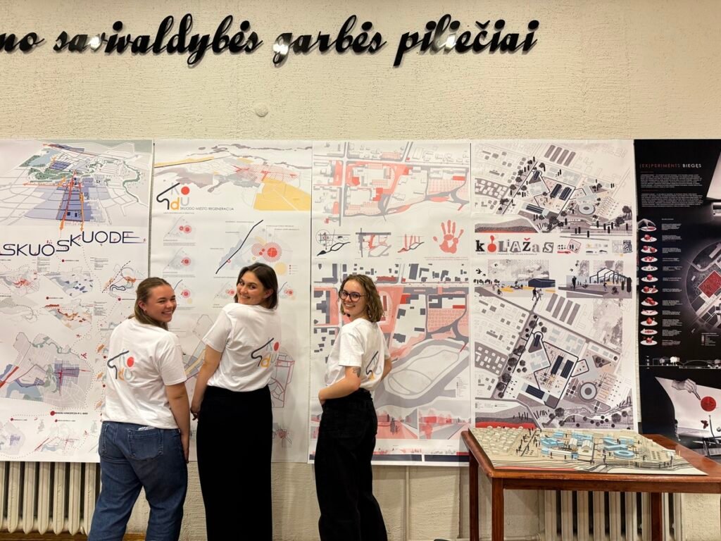 Mažųjų Lietuvos miestų ateitis: ar galime tikėtis jų atgimimo? 8 VILNIUS TECH Urbanistikos katedros studentu paroda Skuode. Skuodo rajono savivaldybes nuotr 8