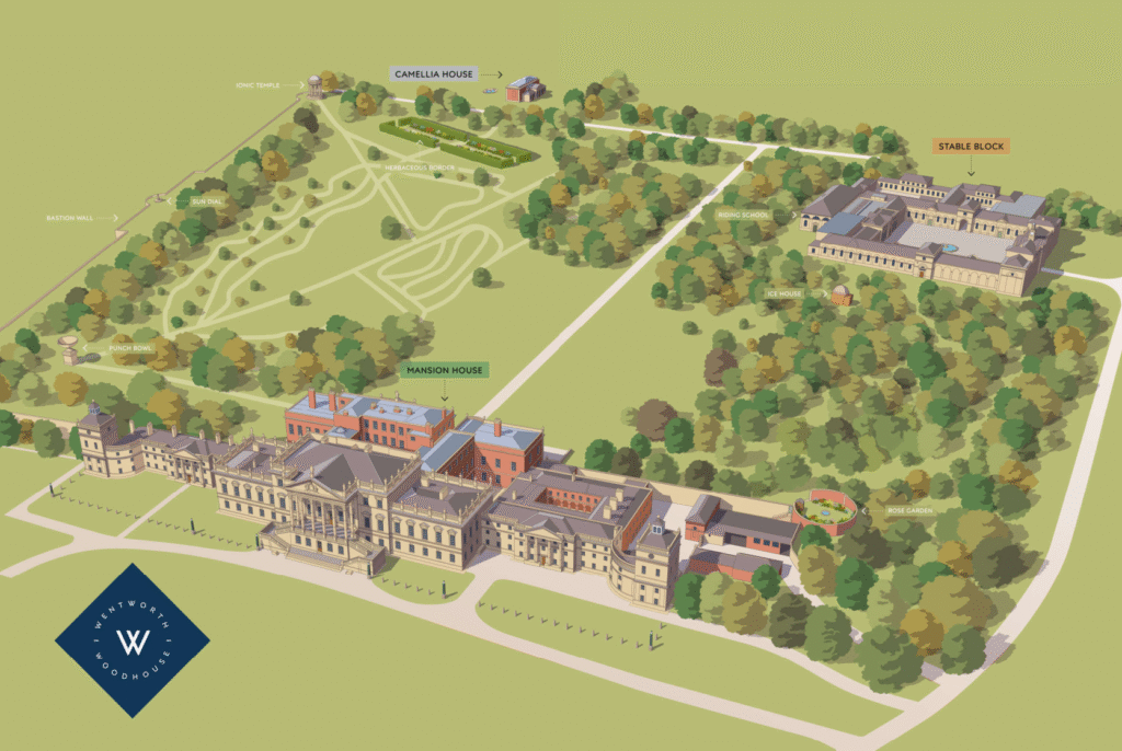 Wentworth Woodhouse rumai 3D modelis