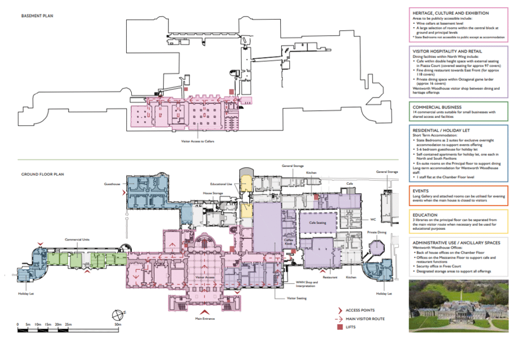 Wentworth Woodhouse rumai planas BP