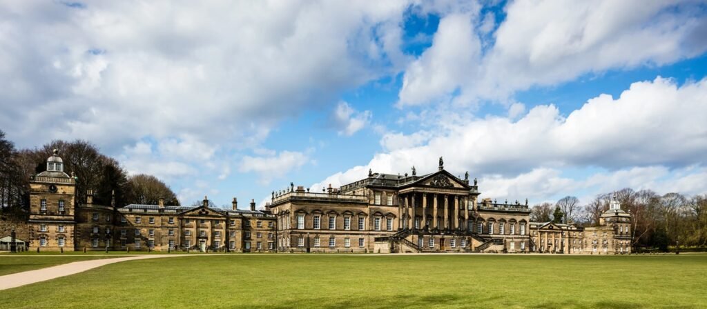 Wentworth Woodhouse rumai rytinis fasadas Anglija