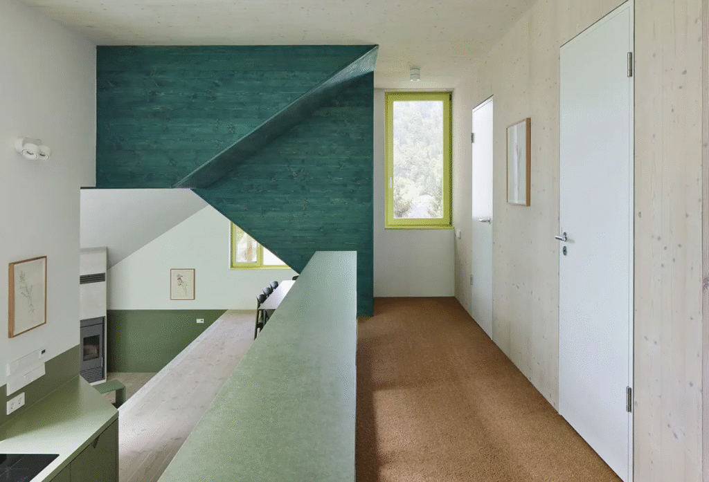 atostogu namas Vokietija JUNG interjeras dizainas