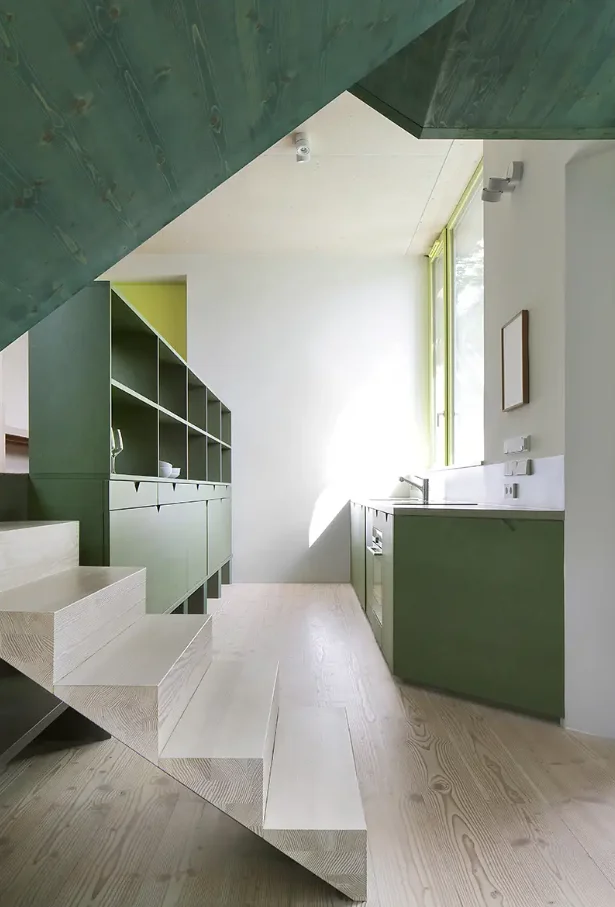 atostogu namas Vokietija JUNG interjeras spalvu dizainas