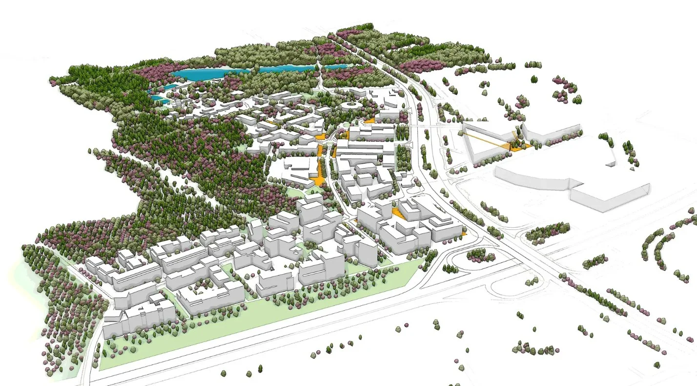 Nauja Pilaitės plėtros kryptis: parengta piliakalnio kvartalo urbanistinė koncepcija 6 Pilaitės vizija