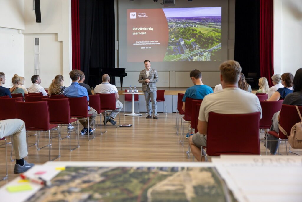 Pavilnionių parkas atgims kaip žalioji Pašilaičių oazė – skelbiamas architektūrinis konkursas 2 Kurybines dirbtuves 2025 m. liepos 22 d. S. Ziuros nuotr