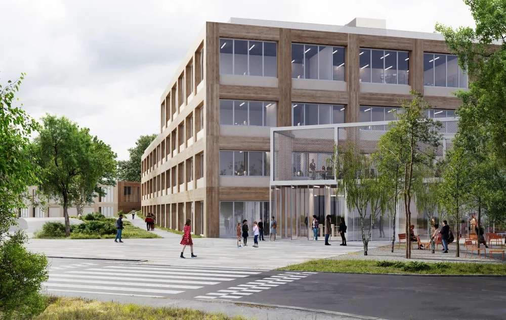 Vilniaus vystymo kompanija išrinko rangovą modernios progimnazijos Perkūnkiemyje statybai 7 Vilniaus Pavilnionių progimnazija