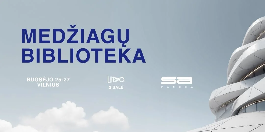 „Statyba ir architektūra“ paroda 2026 Vilniuje 25 SA paroda reklama 11 15