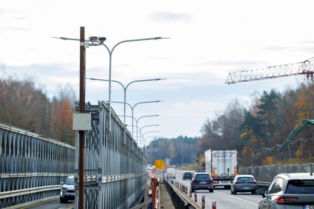 Pradedamas antras Krunos tilto rekonstravimo etapas – keičiasi eismas automagistralėje Vilnius–Kaunas 3 VIa1