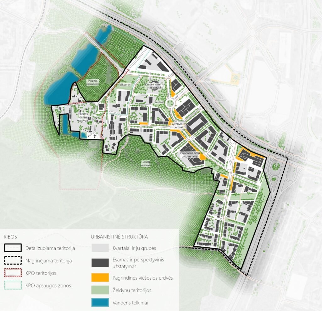 Nauja Pilaitės plėtros kryptis: parengta piliakalnio kvartalo urbanistinė koncepcija 2 pilaite