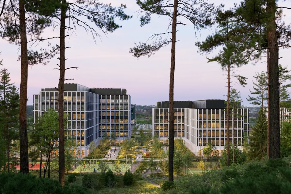 Įsibėgėja antrasis verslo parko „Business Garden Vilnius“ statybų etapas: iškils du nauji pastatai 2 BGV vizualizacija 2