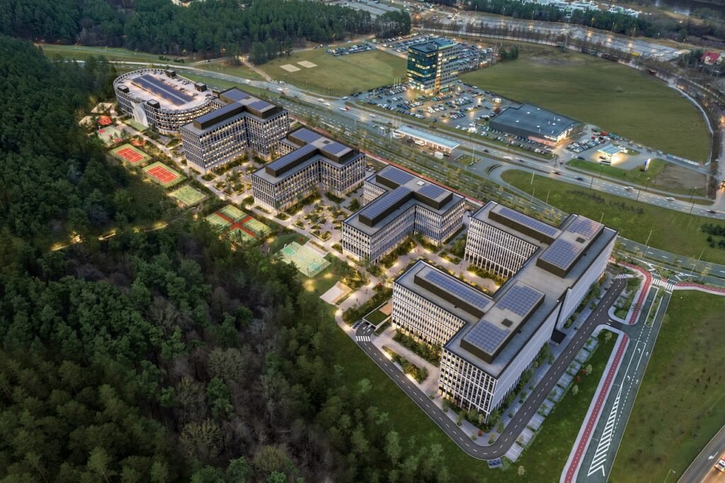 Įsibėgėja antrasis verslo parko „Business Garden Vilnius“ statybų etapas: iškils du nauji pastatai 4 BGV vizualizacija 4