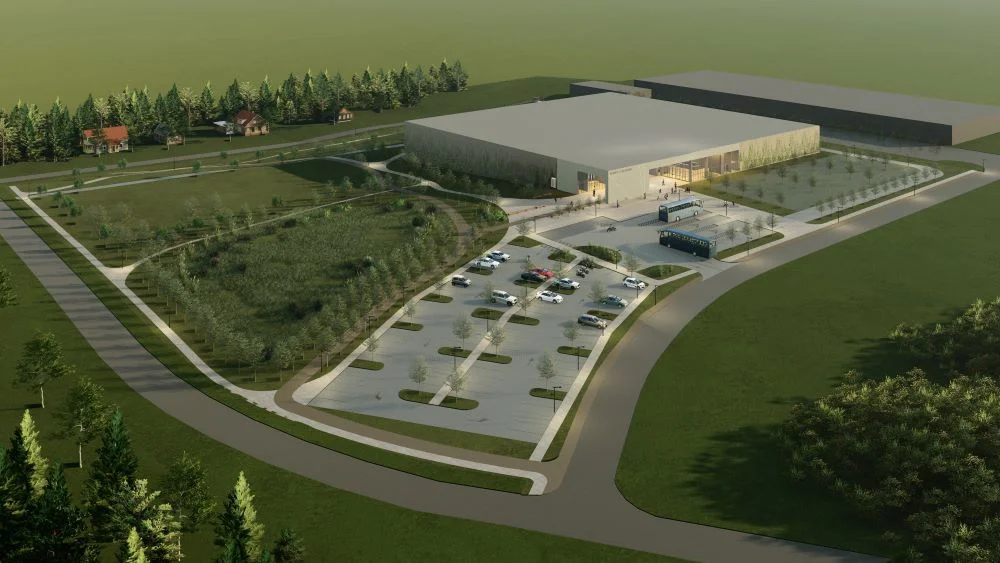 Vilniuje numatoma statyti ledo areną – itin ambicingam projektui išduotas statybos leidimas 4 Ledo arena UAB „Tiksli forma vizualizacija