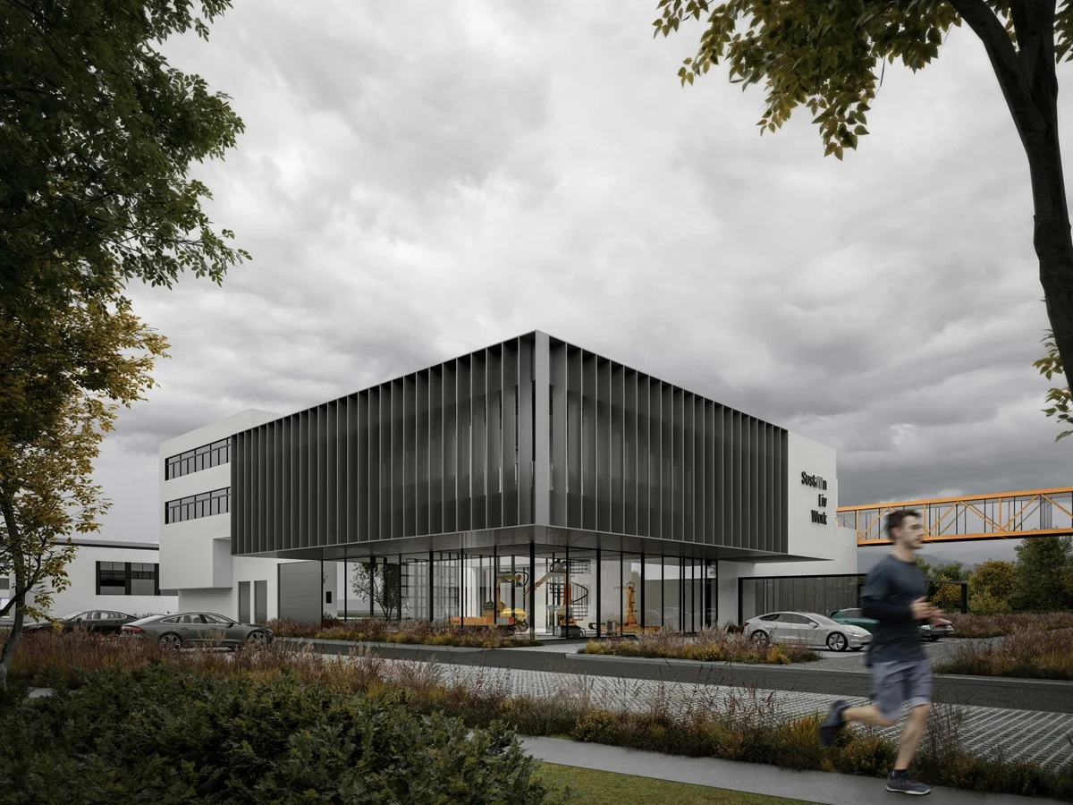 Kaune statomas centras – strateginė investicija į tvarų dirbtinį intelektą Lietuvoje 2 Projekto vizualizacija