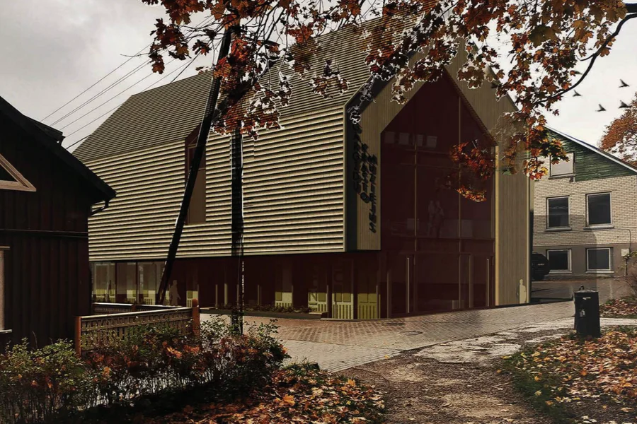 Gargždų krašto muziejus keičiasi: pristatomi nauji rekonstrukcijos projektiniai pasiūlymai 4 Gargždų krašto muziejus vizualizacija