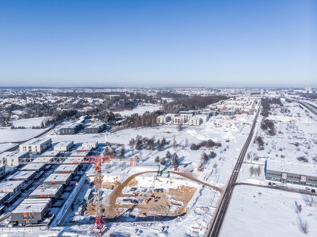 Pradėtos mažaaukščio kvartalo „Niro“ statybos Justiniškėse 4 Niro statybos 2026 pradzia3