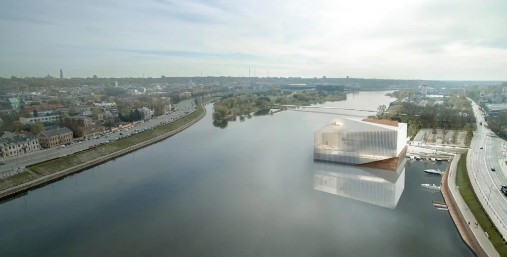 M. K. Čiurlionio koncertų centras Kaune išsiskirs inžineriniais sprendimais Baltijos šalyse 3 M. K. Čiurliono koncertų centras Kaune. „Paleko archstudija“ vizualizacija