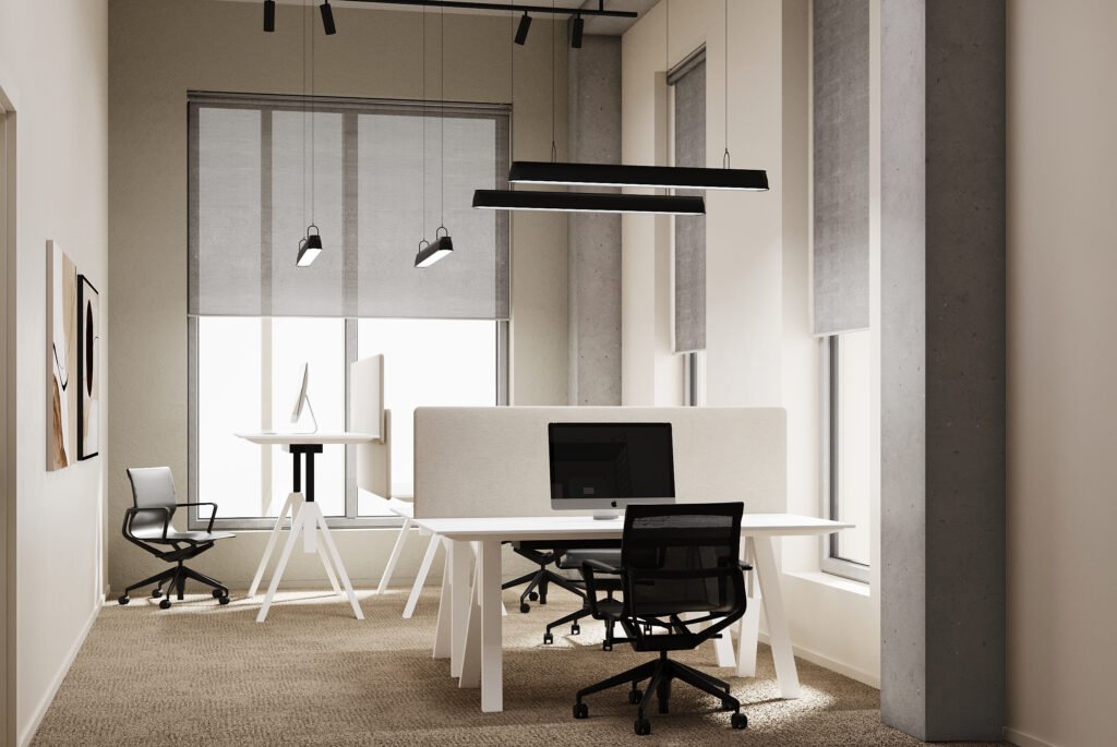 Pasirašyta sutartis dėl didžiausio Estijos logistikos parko „Park Rae“ pirmojo statybų etapo 4 Park Rae logistikos centro interjero vizualizacija