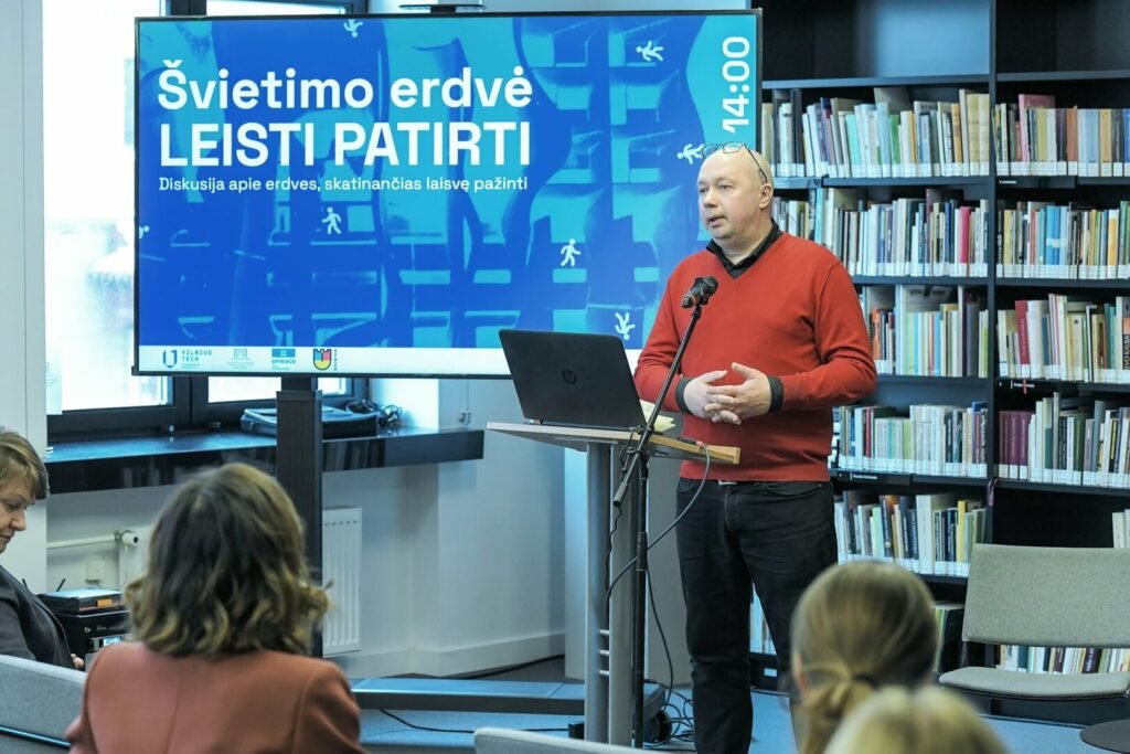Architektai ir pedagogai: vaikų santykis su gamta ir šiuolaikinės mokyklos 3 Renginys „Švietimo erdvė“. Liutauras Nekrošius