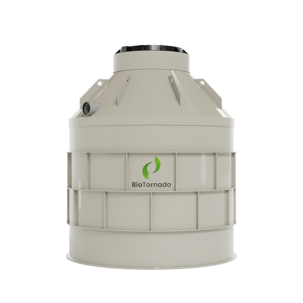 Nuotekų valymo technologijos, formuojančios estetišką eksterjerą ir tvarią aplinką 4 BioTornado nuotekų valymo įrenginys