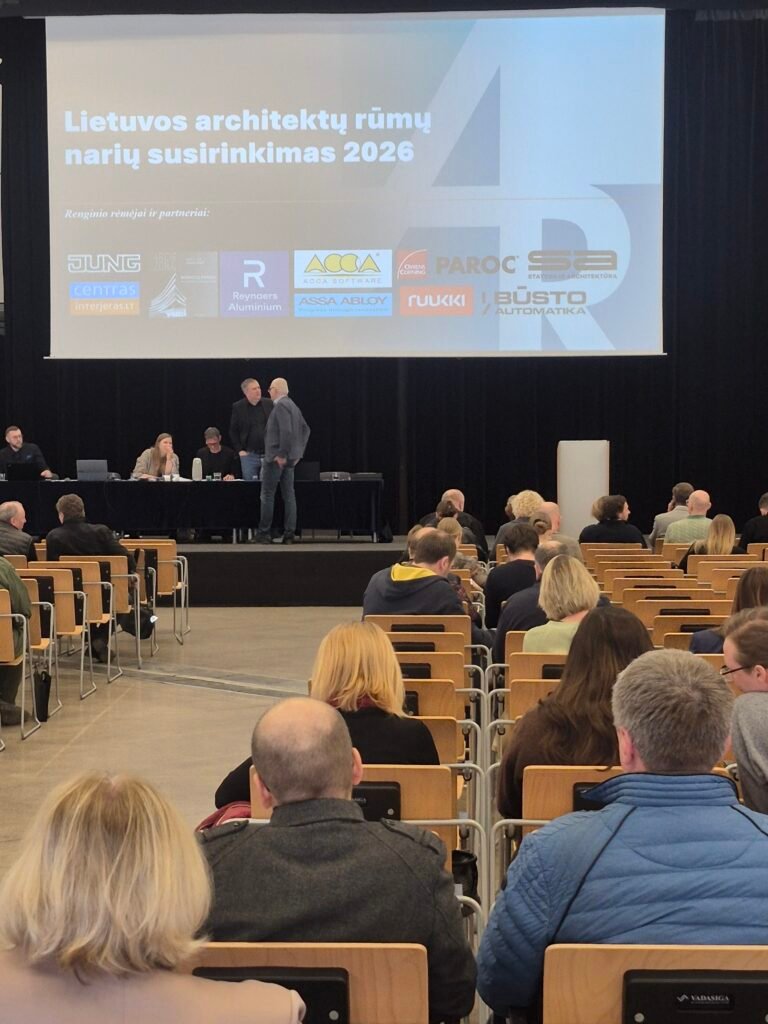 Lietuvos architektų bendruomenė apsibrėžė kryptį: įvyko 2026 m. LAR narių susirinkimas 3 LAR 2026 m. narių susirinkimas