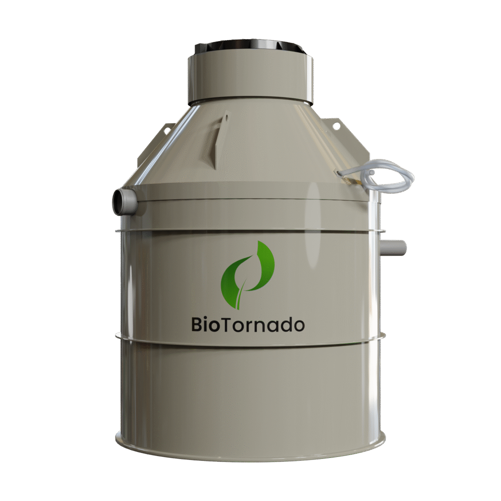 Nuotekų valymo technologijos, formuojančios estetišką eksterjerą ir tvarią aplinką 3 B4At BioTornado nuotekų valymo įrenginys