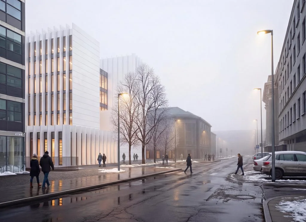 8 architektų idėjos Lietuvos Aukščiausiojo Teismo pastato modernizacijai 4 Balansas LTA modernizacija 2