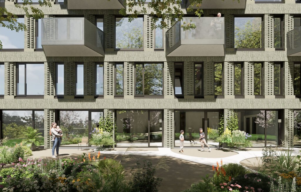 Inovacijos architektūroje naudojant tikras, tvarias ir laiko patikrintas medžiagas 7 Colosseuplot courtyard ©Orange Architects 1