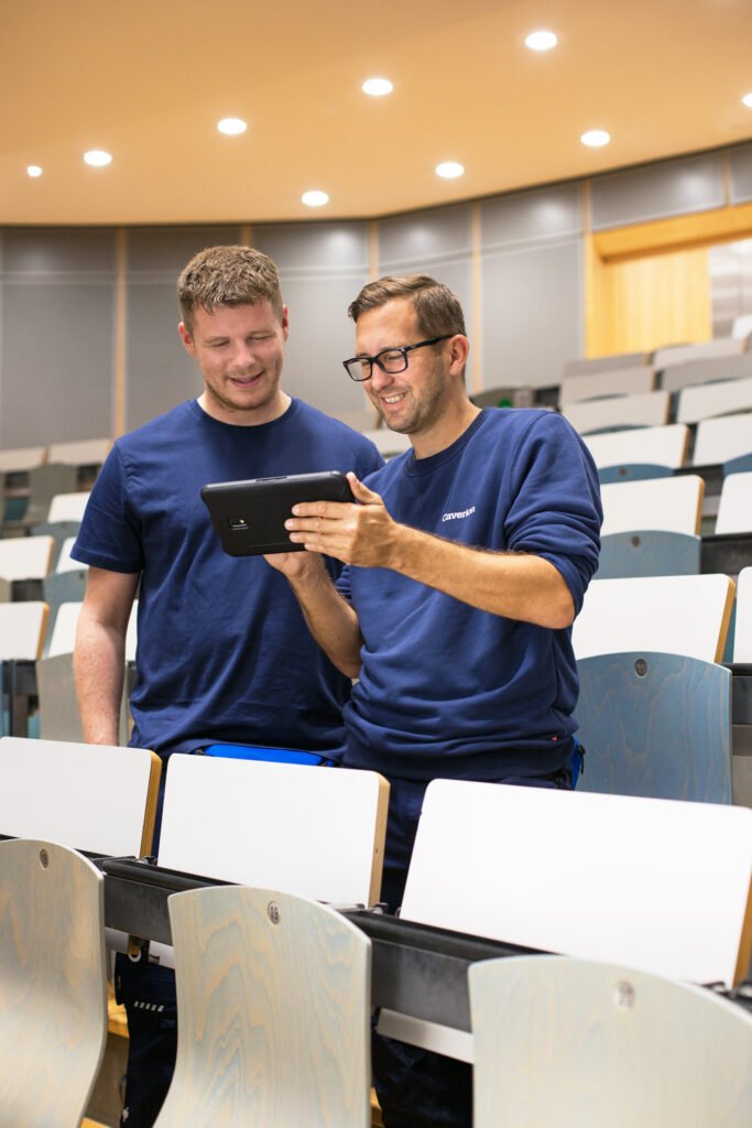 Racionalios ir ilgaamžės pastato inžinerinės sistemos 4 Employees planning Caverion