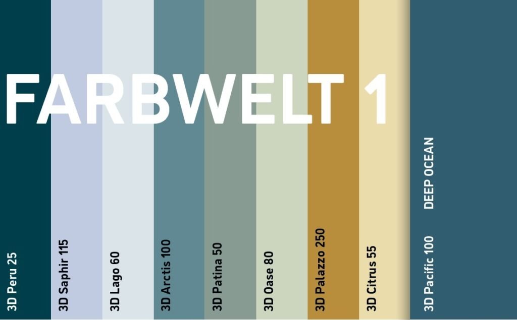 Naujovės interjere: DEEP OCEAN – 2026 metų „Caparol“ spalva 2 SPALVU PASAULIS 1