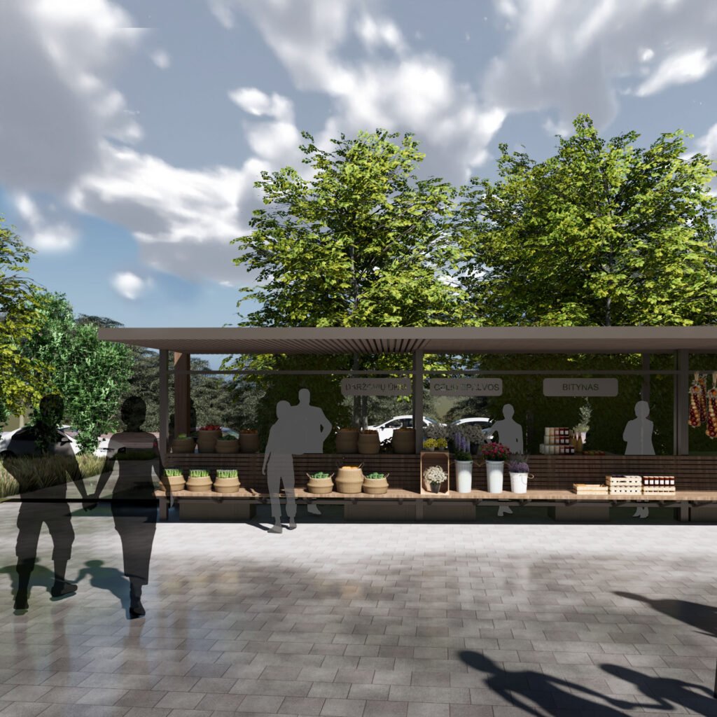 Atnaujinama Vilniaus Senamiesčio erdvė: Tymo aikštės projektiniai pasiūlymai 3 Tymo aikštės atnaujinimo vizualizacija