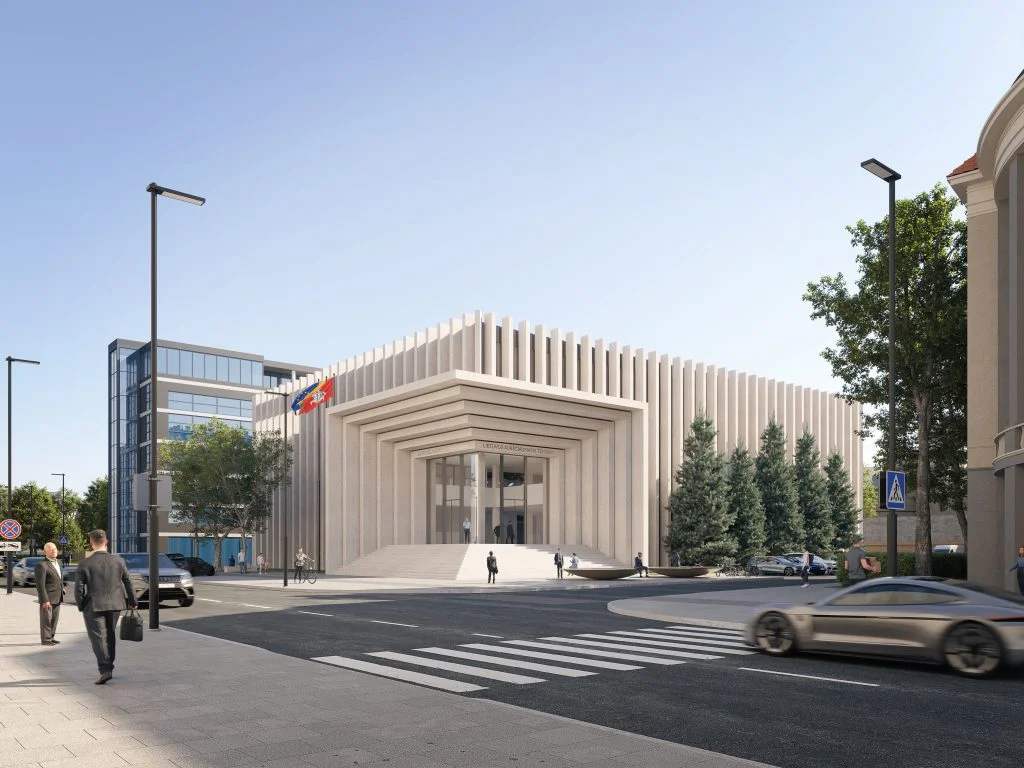 8 architektų idėjos Lietuvos Aukščiausiojo Teismo pastato modernizacijai 30 objektyvas LTA modernizacija 1