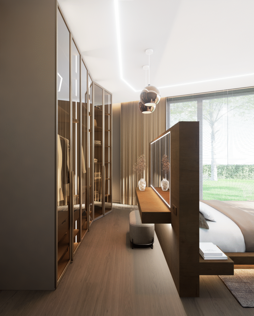 Miegamojo ir drabužinės tandemas šiuolaikiniuose namuose 12 1.1