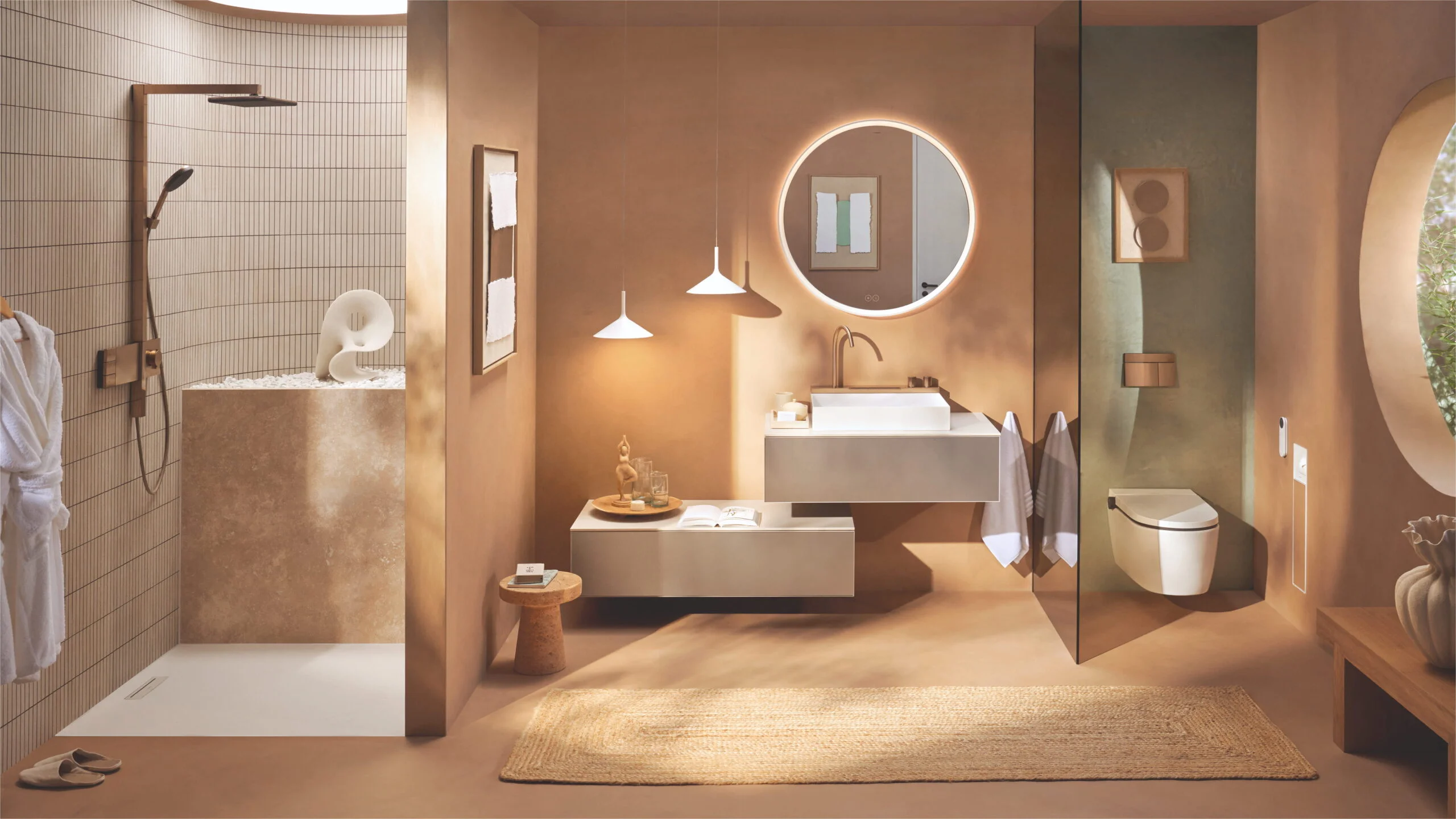 „hansgrohe“ vonios kambario sprendimai: vientisas dizainas ir funkcionalumas 3 „hansgrohe“ vonios kambarys