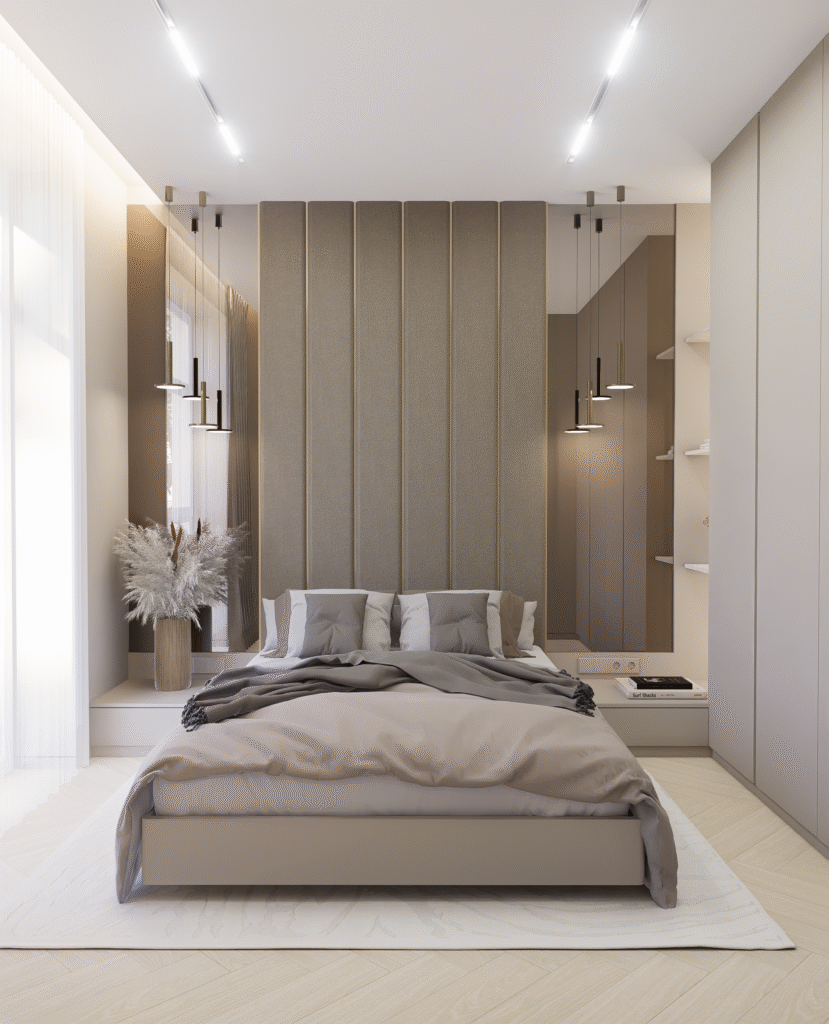 Miegamojo ir drabužinės tandemas šiuolaikiniuose namuose 6 3.1