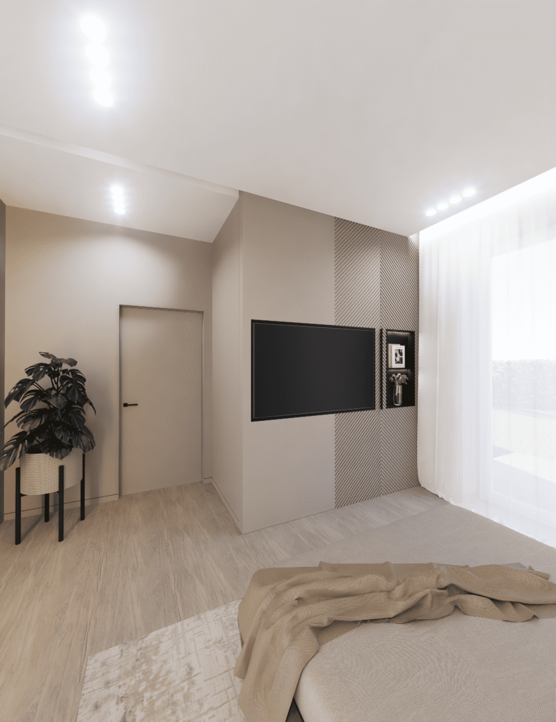 Miegamojo ir drabužinės tandemas šiuolaikiniuose namuose 10 4.1