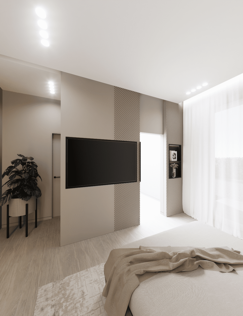 Miegamojo ir drabužinės tandemas šiuolaikiniuose namuose 11 4.2