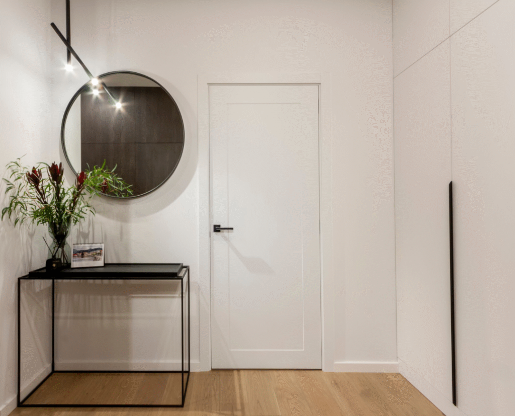 Vidaus durys mažame bute: kaip pasirinkti sprendimą, kuris „nesuvalgytų“ erdvės? 7 Vidaus durys ELE graziam bustui DURU IDEJA