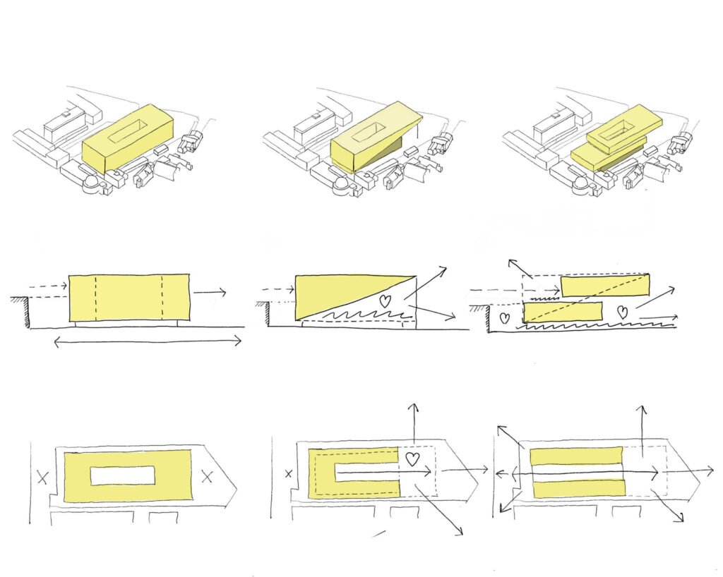Vilniuje baiginėjamas statyti RSHP projektuotas verslo centras „Sąvaržėlė“ 3 rshp eskizas