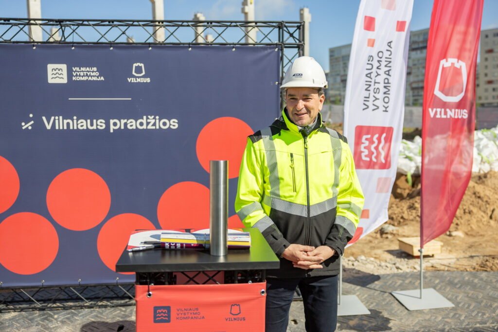 Perkūno progimnazija Perkūnkiemyje – pradėtos statybos, atidarymas 2027 m. rugsėjį 2 „EIKA Construction vadovas Almantas Cebanauskas