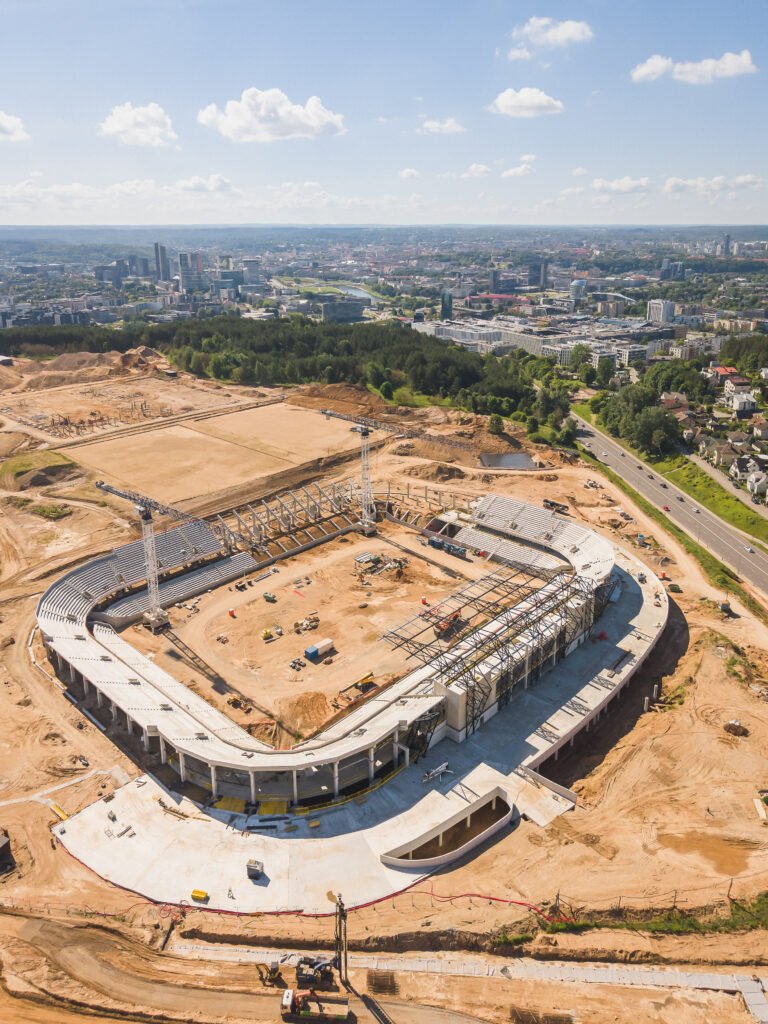 Nacionalinis stadionas po metų statybų: patikrino, kaip sekasi laikytis darbų plano 10 2026 06 20 Stadionas Naresta 17 of 52