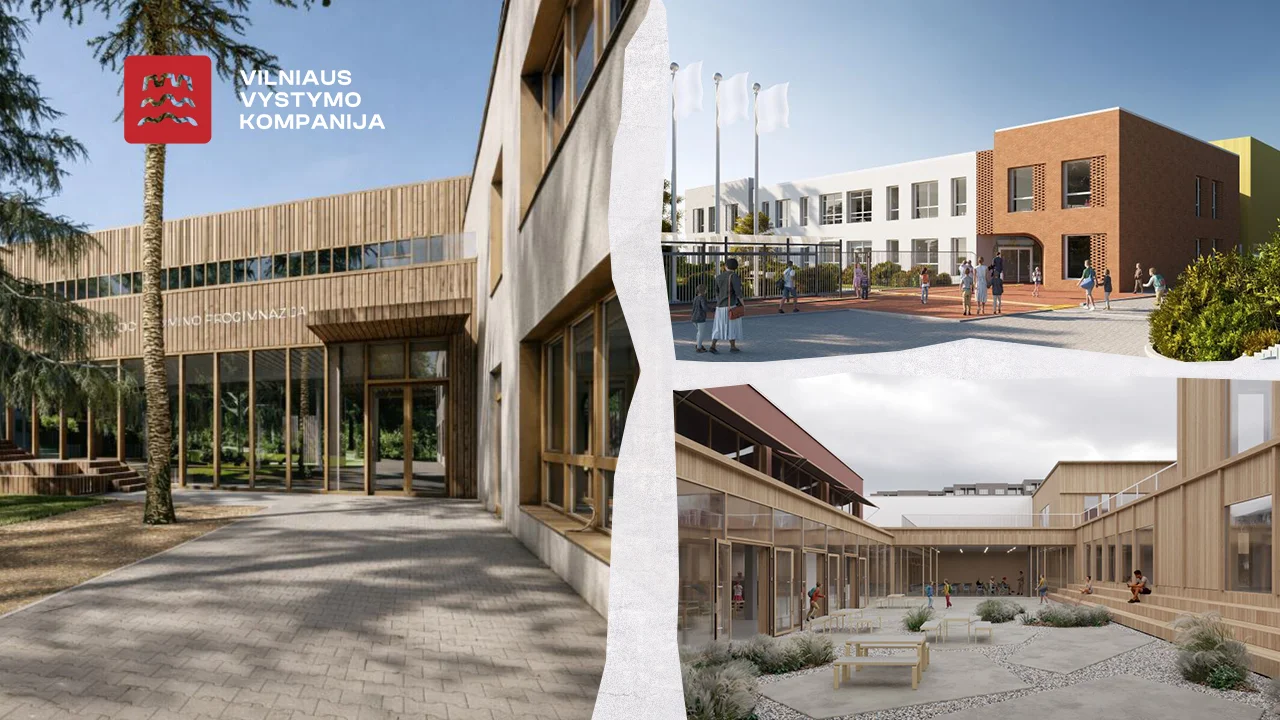 Vilniaus mokyklų rekonstrukcija: atrinkti rangovai trims ugdymo įstaigoms 1 VVK mokyklos rekonstrukcija vilnius