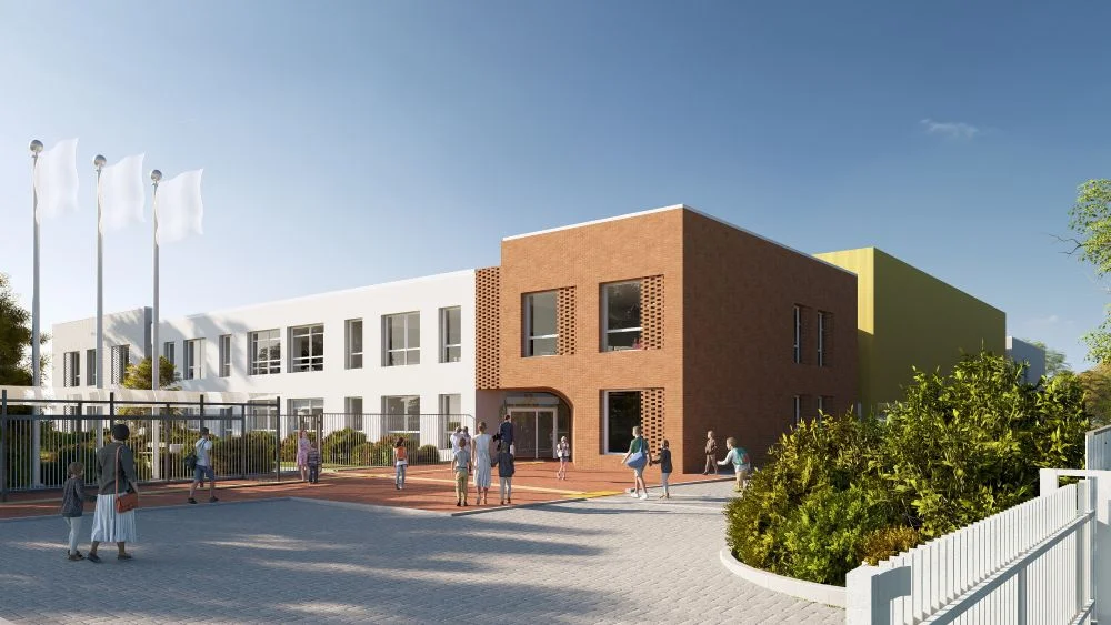Vilniaus mokyklų rekonstrukcija: atrinkti rangovai trims ugdymo įstaigoms 3 Vyturio pradine mokykla UAB „In Ace vizualizacija