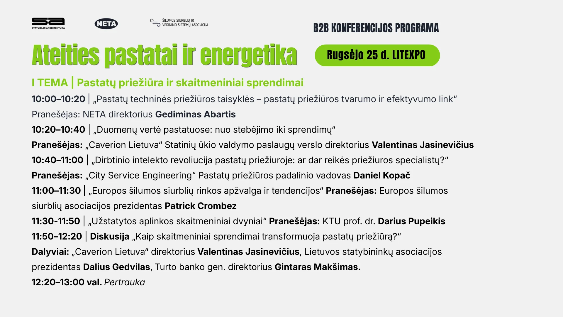 2026-ieji keičia pastatų priežiūrą. Ar jūsų organizacija pasiruošusi? 2 programa 1 1