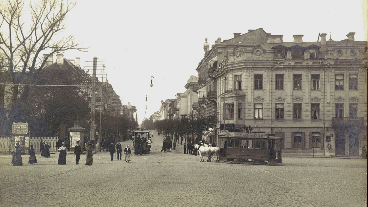 vilnius istorija arklinis tramvajus viesasis transportas