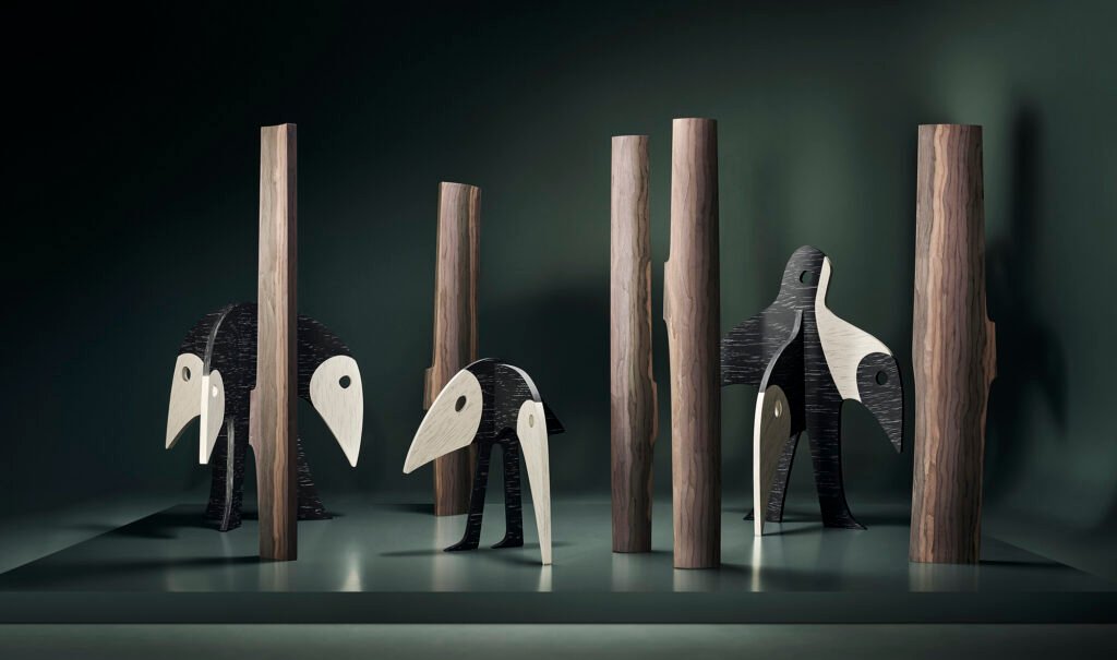Kaip pasirinkti tvarų ir ilgaamžį medžio lukštą projektams 2 ALPI Aurora ALPI Birch Design Yabu Pushelberg Ph. Federico Cedrone 1 1