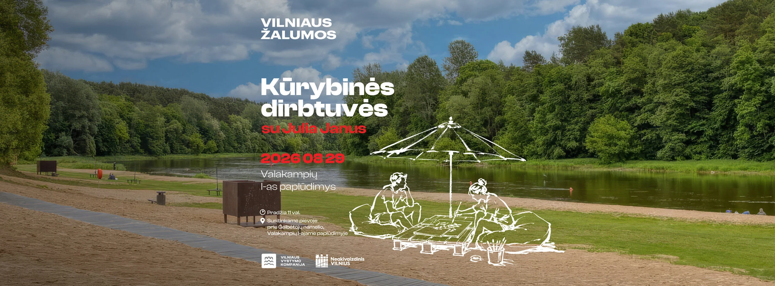 Valakampių ateitis kuriama drauge: vilniečiai kviečiami į kūrybines dirbtuves 4 Kvietimas i Valakampiu I ojo papludimio atnaujinimo kurybines dirbtuves scaled
