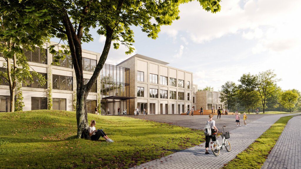 Naujoms Vilniaus pradžioms – 177 mln. eurų. Sostinėje vienu metu statomi penki darželiai ir keturios mokyklos 14 Lozoraicio progimnazija vizualizacija 3